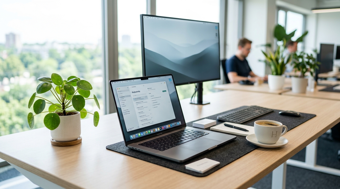 Bureau moderne et propre